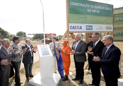 Inauguração da nova SSP com governador Ibaneis | Foto Renato Alves/Agência Brasília