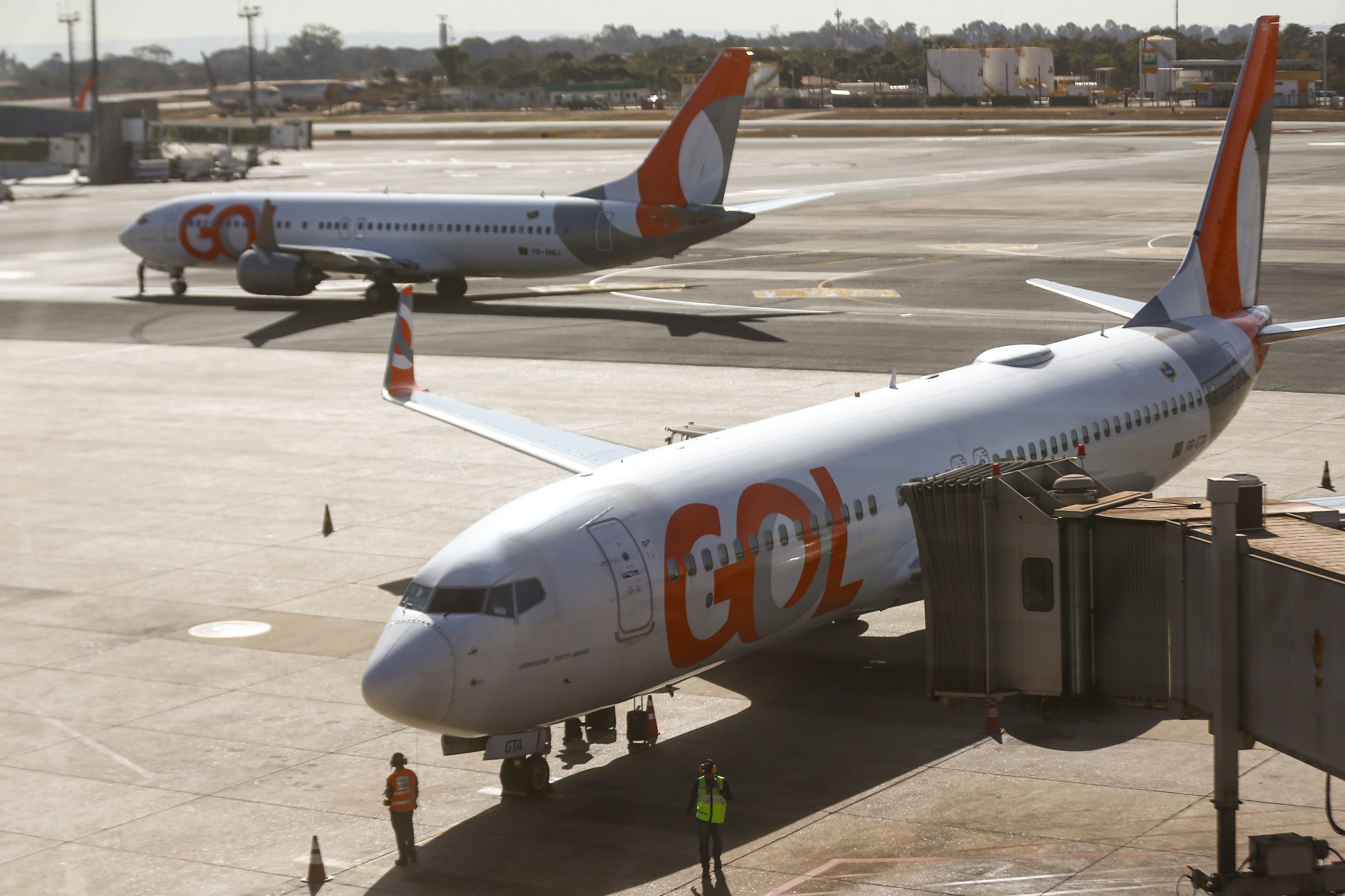 Aviões no Aeroporto de Brasília