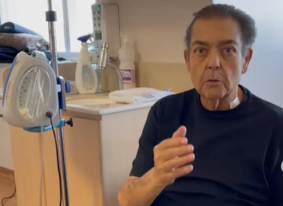 Fausto Silva após transplante do coração | Foto: Reprodução/YouTube