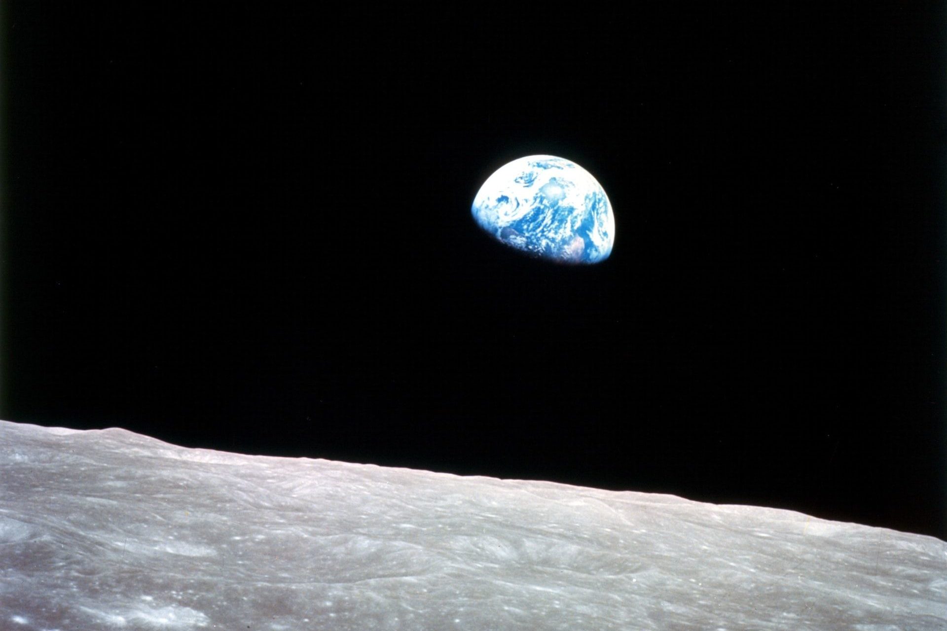 Nasa: vista da Lua para a Terra
