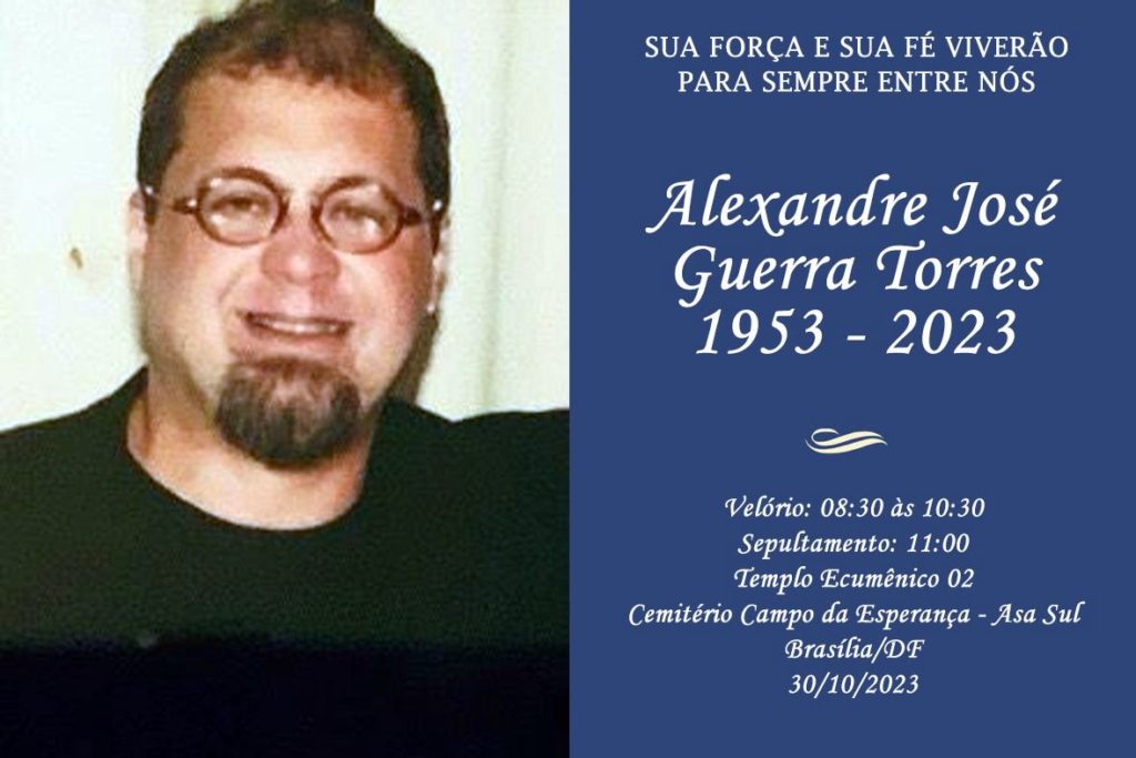 Alexandre Torres morre ais 70 anos