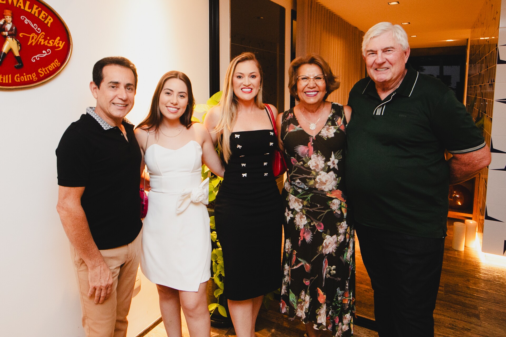 Jonas Félix, Jessica Picolo , Roberta Macedo, Fátima e Gilberto Rossi (Foto: JP Rodrigues)