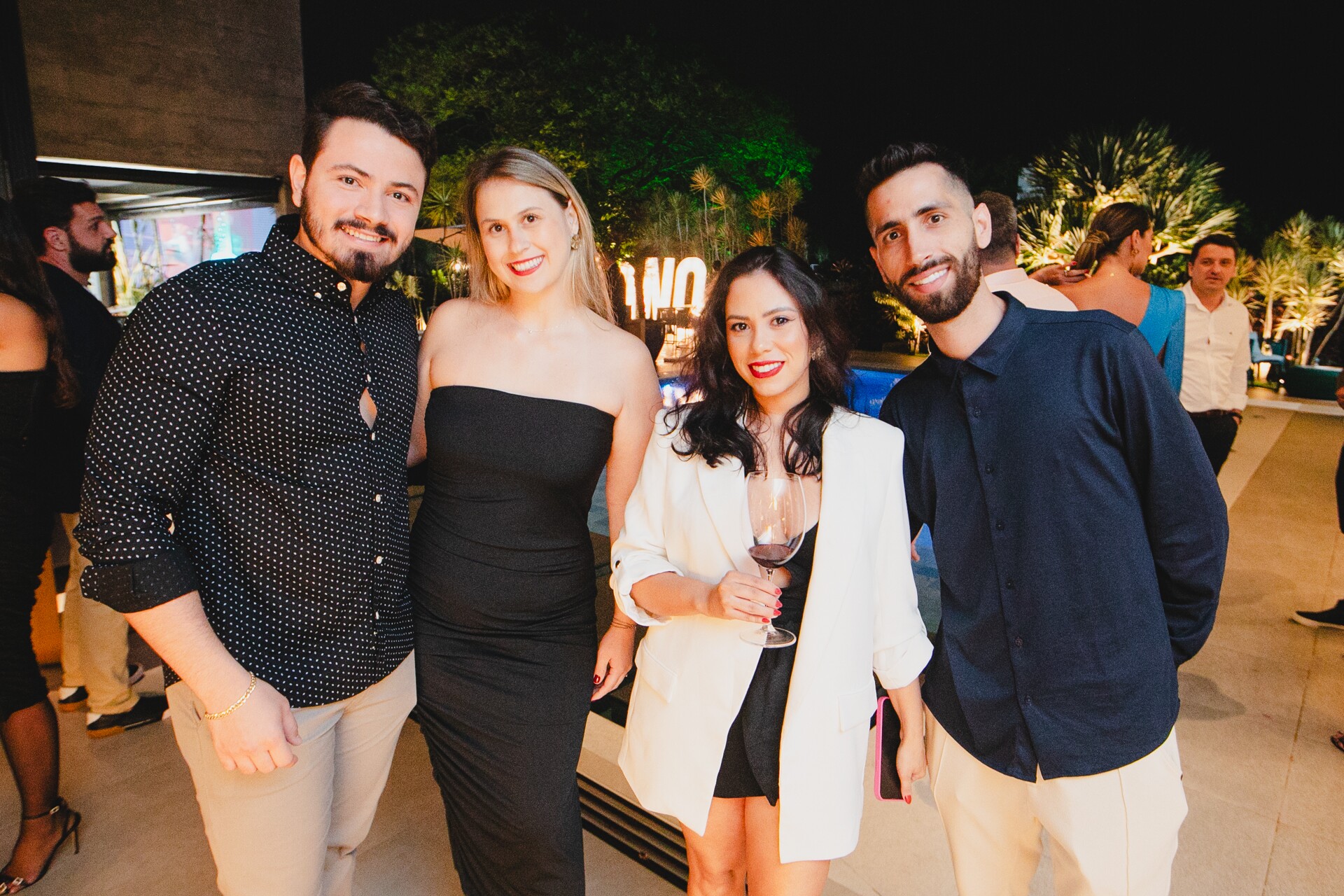 Renzo Pimenta, Camila Barreto , Joyce e Olímpio Neto Brunetti (Foto: JP Rodrigues)