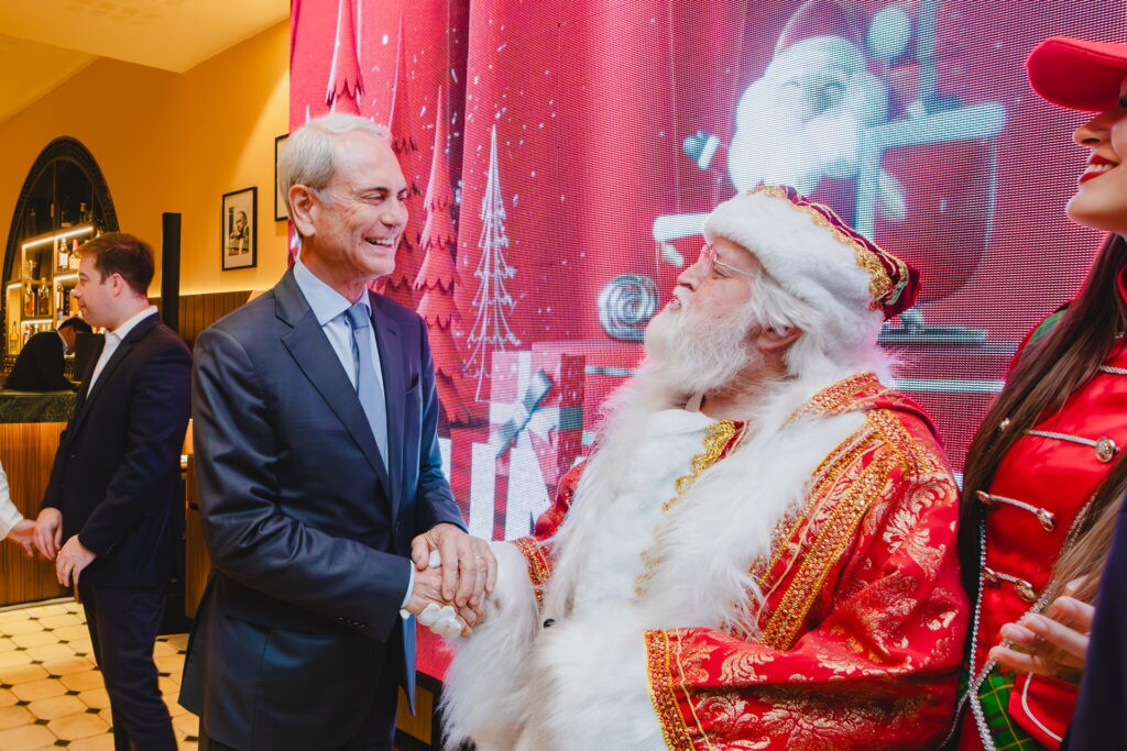 Paulo Octávio e Papai Noel - Natal