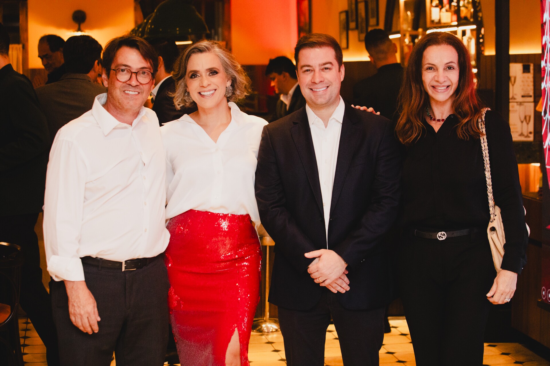 Rafael Badra, Renata Monnerat, Gilberto Azevedo e Paula Santana