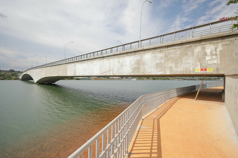 Governo inicia mais uma etapa da obra de recuperação da Ponte Honestino Guimarães