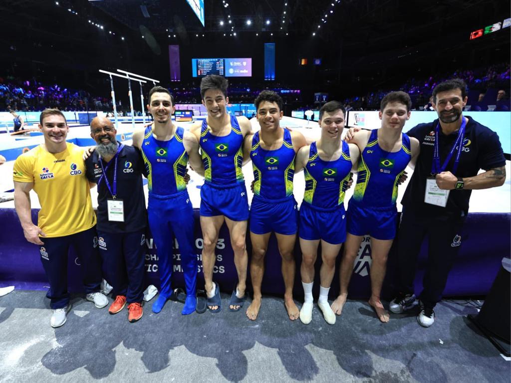 Seleção brasileira masculina de ginástica não se classifica por equipe para Olimpíadas de Paris