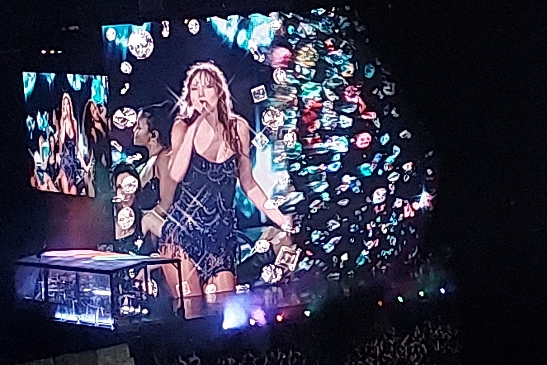 Cantora Taylor Swift no 2º dia de show