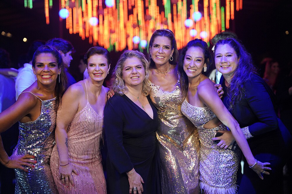 Maria Rafael, Renata Gabriel, Nazaré Haddad, Monica Haddad, Melissa Haddad e Adriana Oliveira