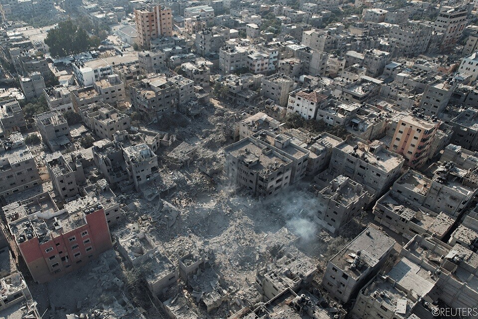 A violência em Gaza inclui bombardeios diários