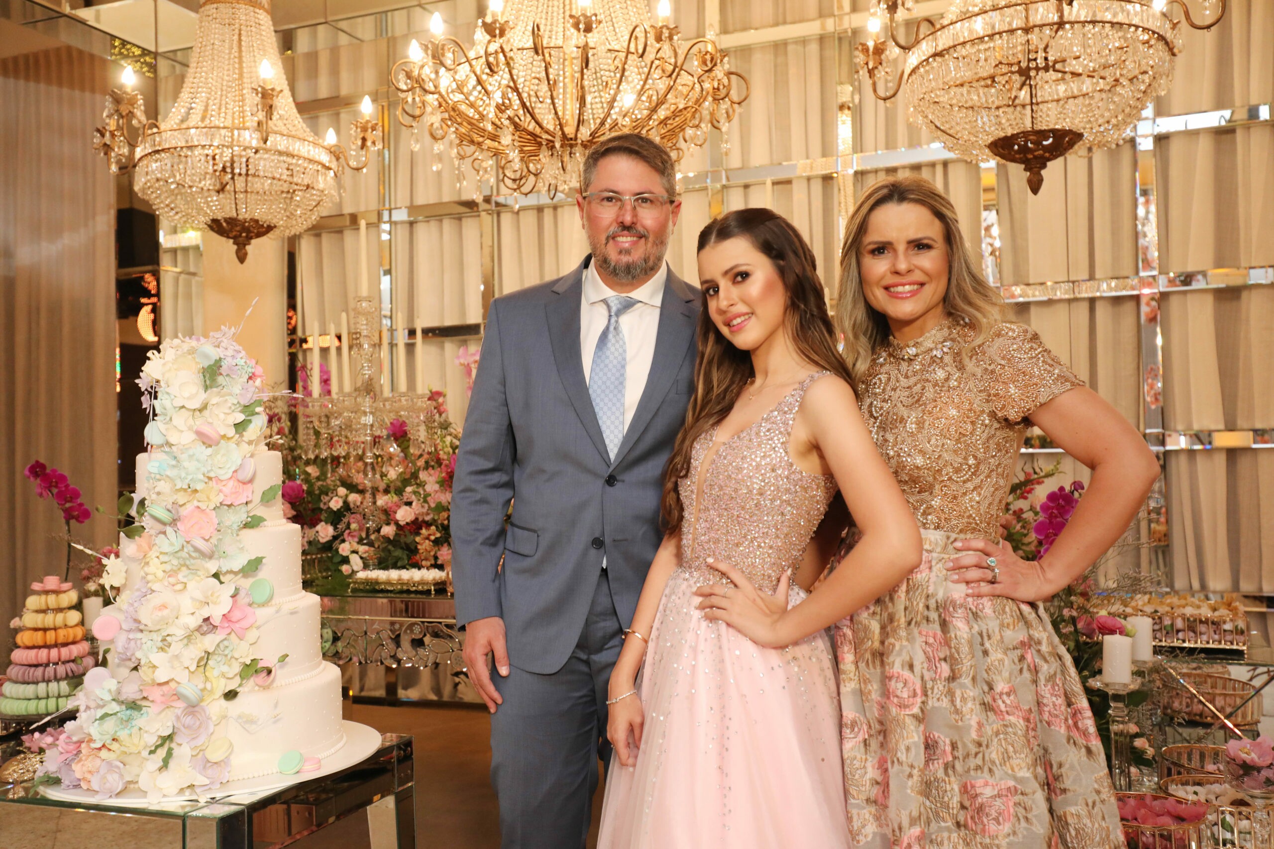 Gustavo, Stella e Lara Corrêa