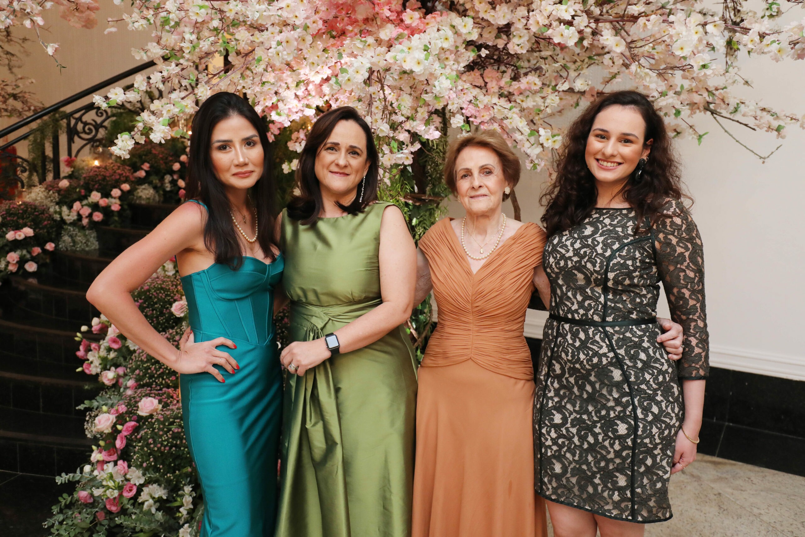 Renata, Maria Teresa, Aparecida e Clara Rodrigues