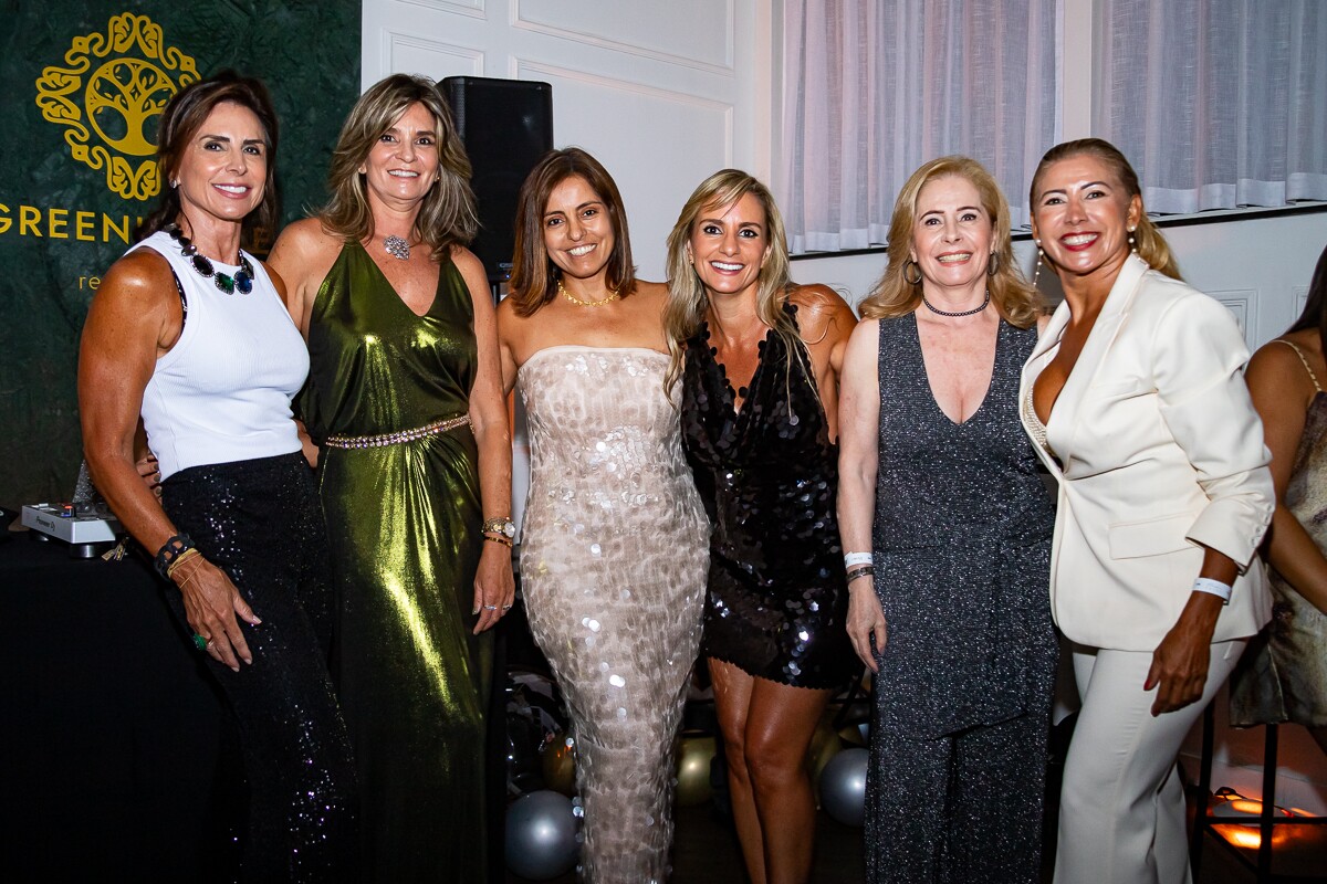 Valéria Nasser, Priscila Diniz, Christiane Vargas, Andrea Lima, Margarida Kalil e Sônia Pinheiro