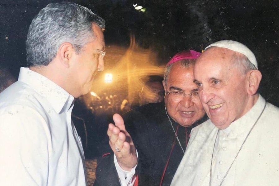 Papa Francisco e Alexandre Padilha