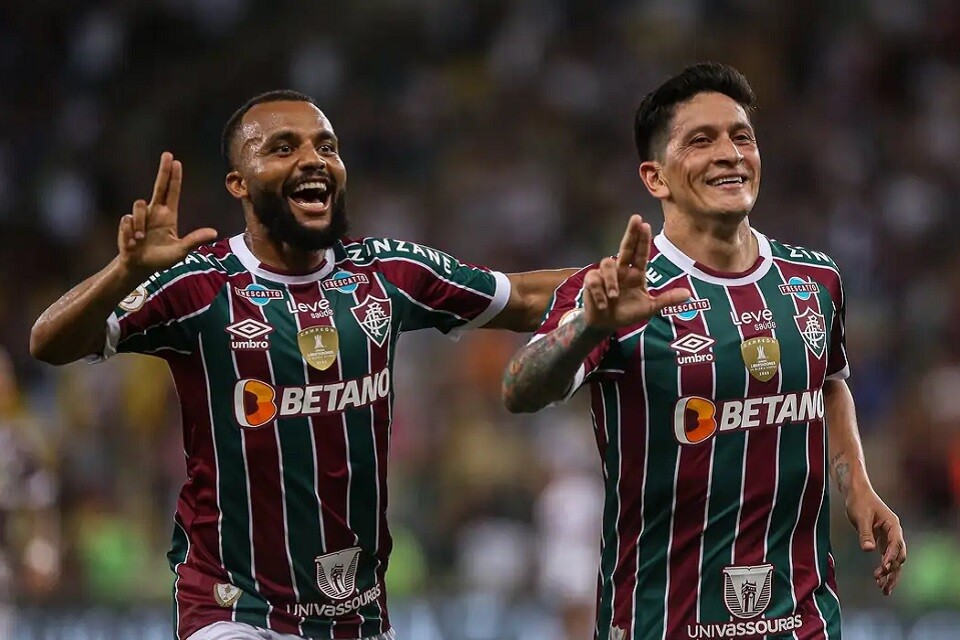 O Fluminense de Cano (à direita) joga seu primeiro Mundial de Clubes da Fifa