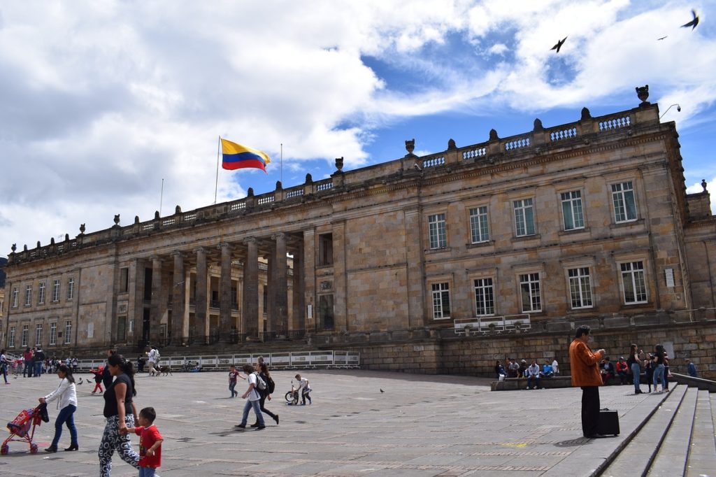 Ponto turístico em Bogotá, na Colômbia