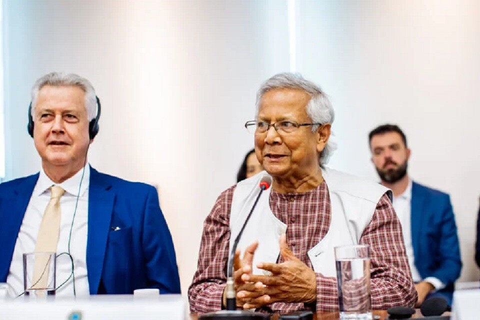 Muhammad Yunus, vencedor do Prêmio Nobel da Paz em 2006, já esteve no Brasil