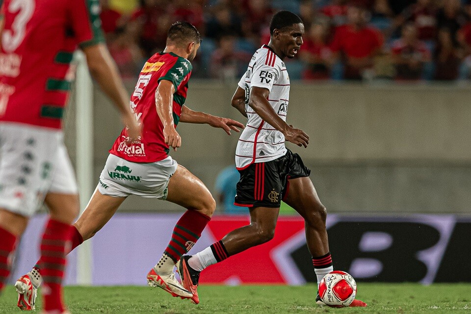O time alternativo do Flamengo não conseguiu superar a defesa da Portuguesa-RJ, na Arena das Dunas, em Natal