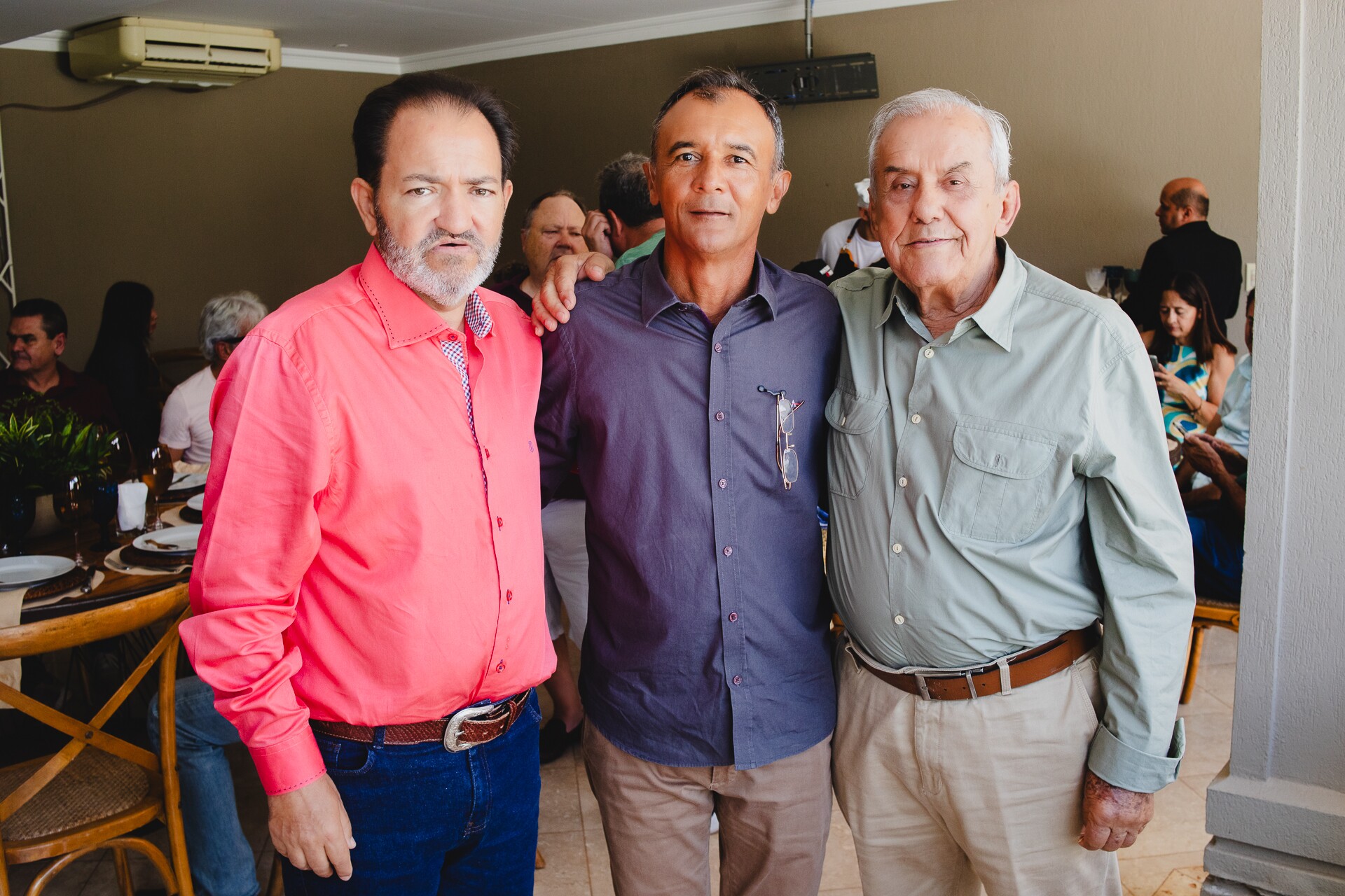 Anderson Lima, José Rodrigues e Américo Naves