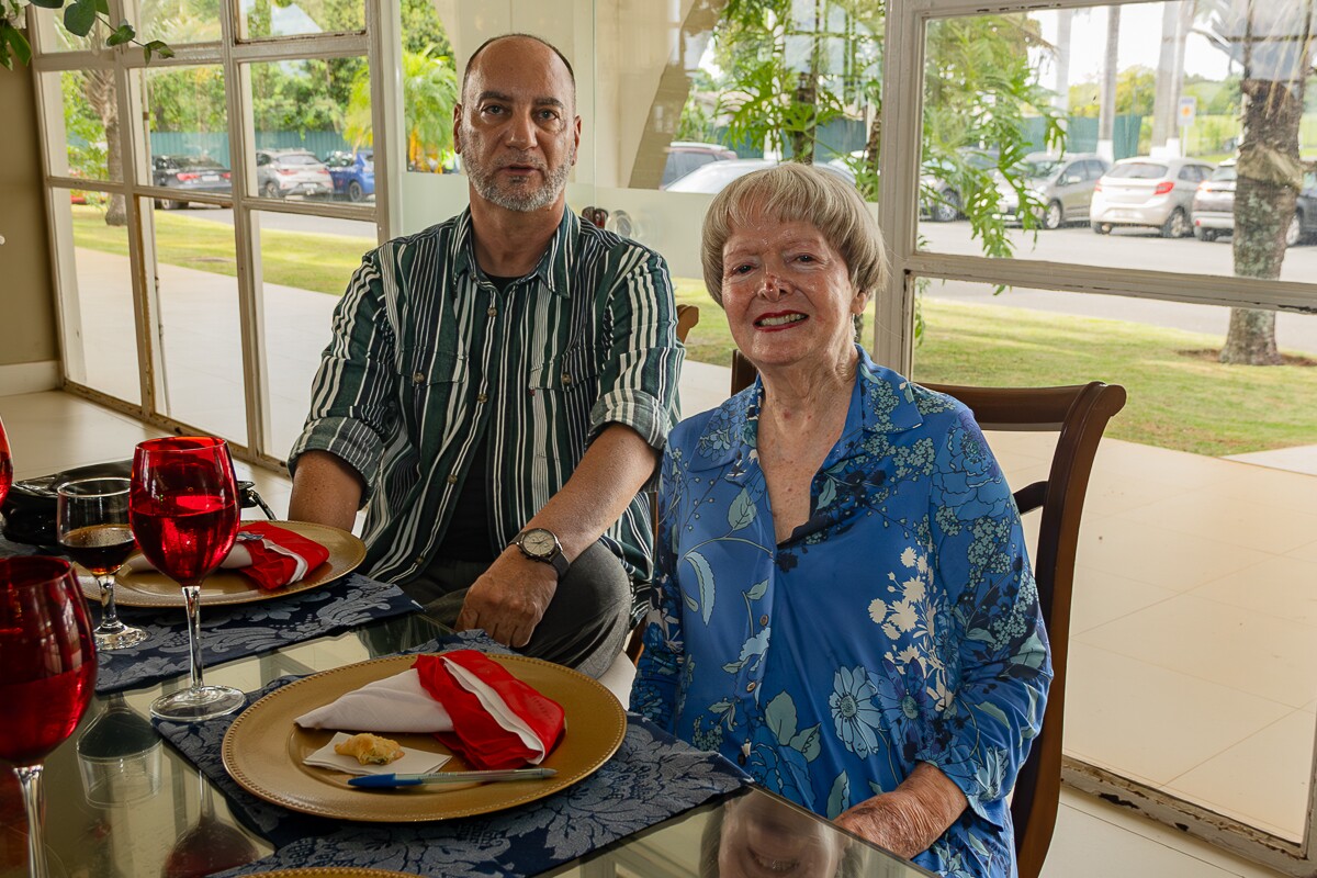 Luiz Carlos Costa e Elinor Moren