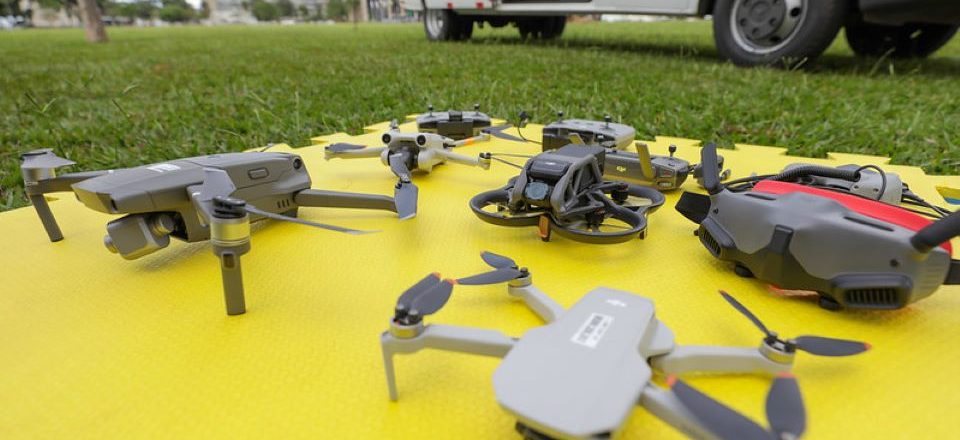 Drones reforçam policiamento em bloquinhos no Carnaval