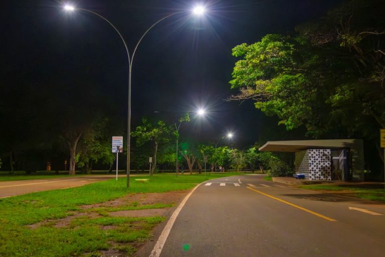 Iluminação do Parque da Cidade passa por modernização