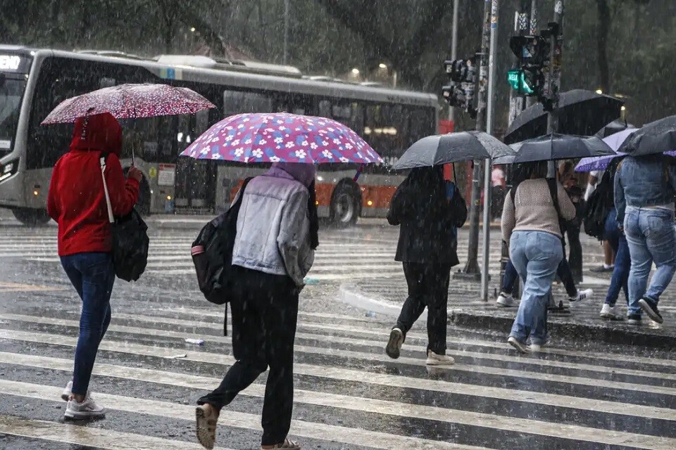 Além da chuva forte, ventos podem chegar à velocidade de 40 a 60 quilômetros por hora | Foto: Paulo Pinto/ Agência Brasil