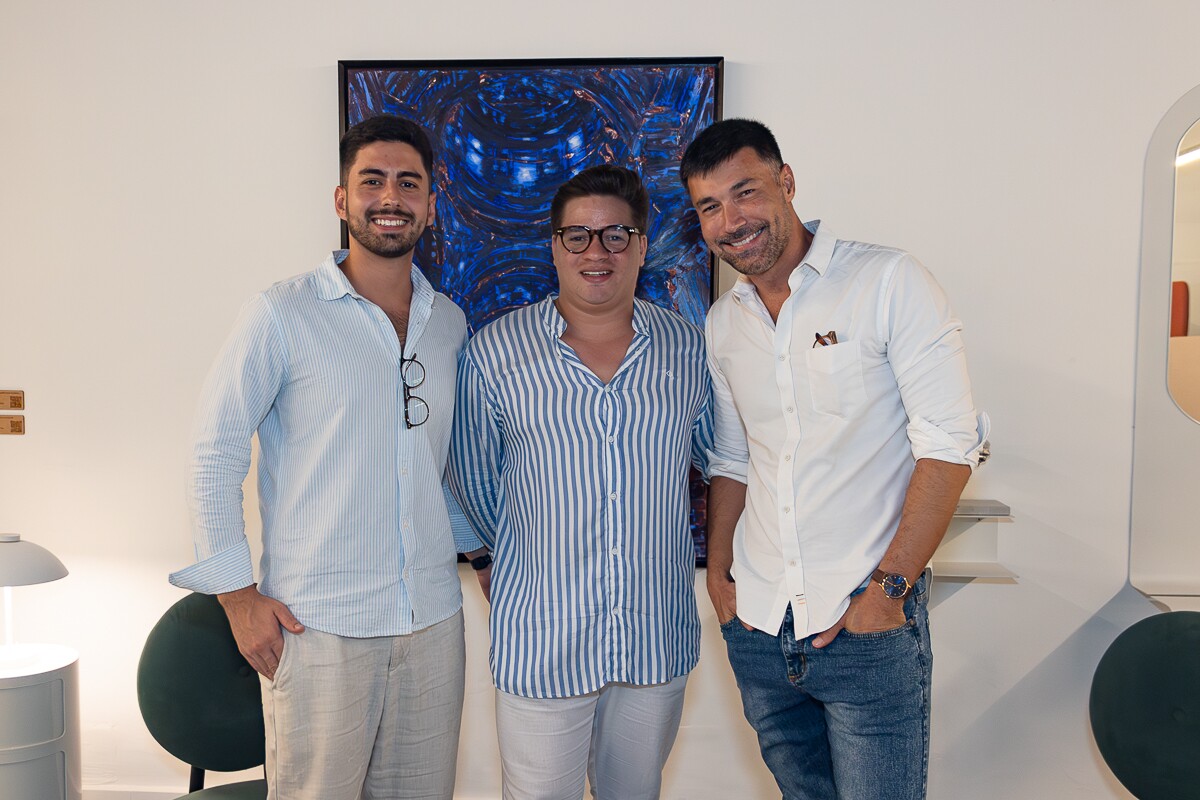 Angelo Rigoni Pinto, Pedro Henrique Molina e Fábio Melo