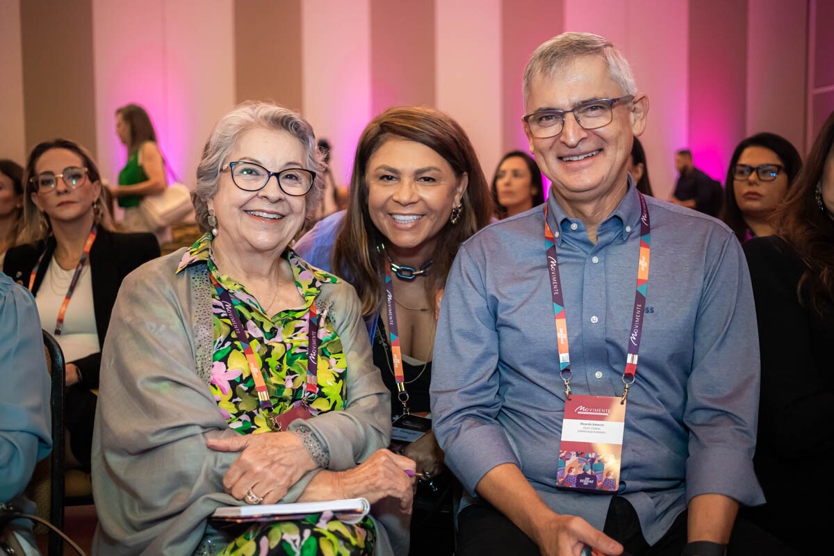 Eda Machado, Sueli Rodrigues e Ricardo Saterno