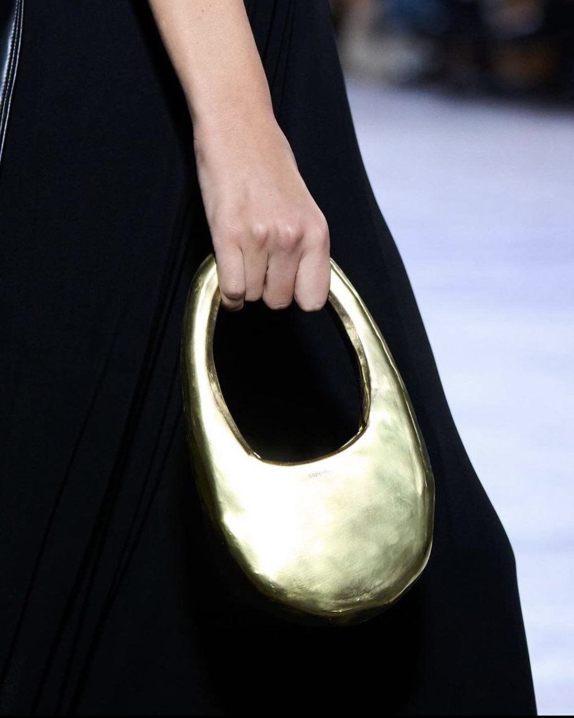 Coperni Gold Swipe Bag