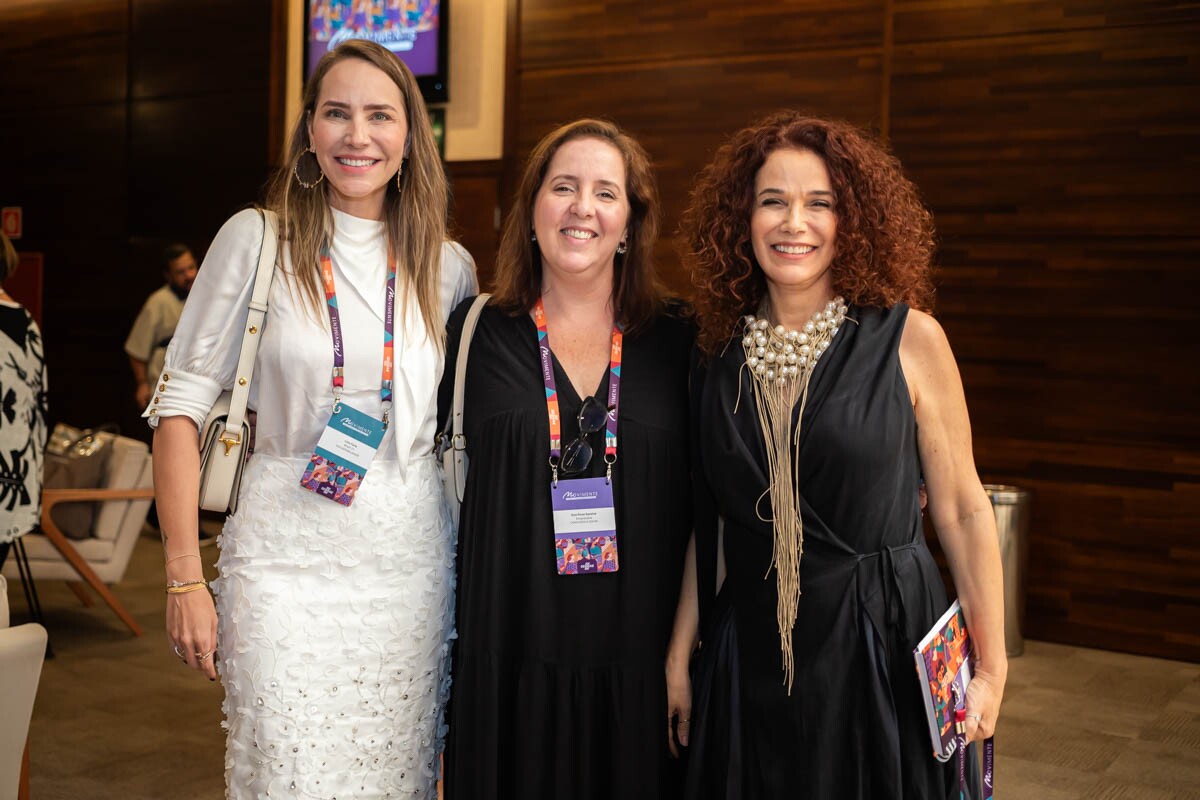 Livia Faria, Ana Rosa Saraiva e Gláucia Nasser