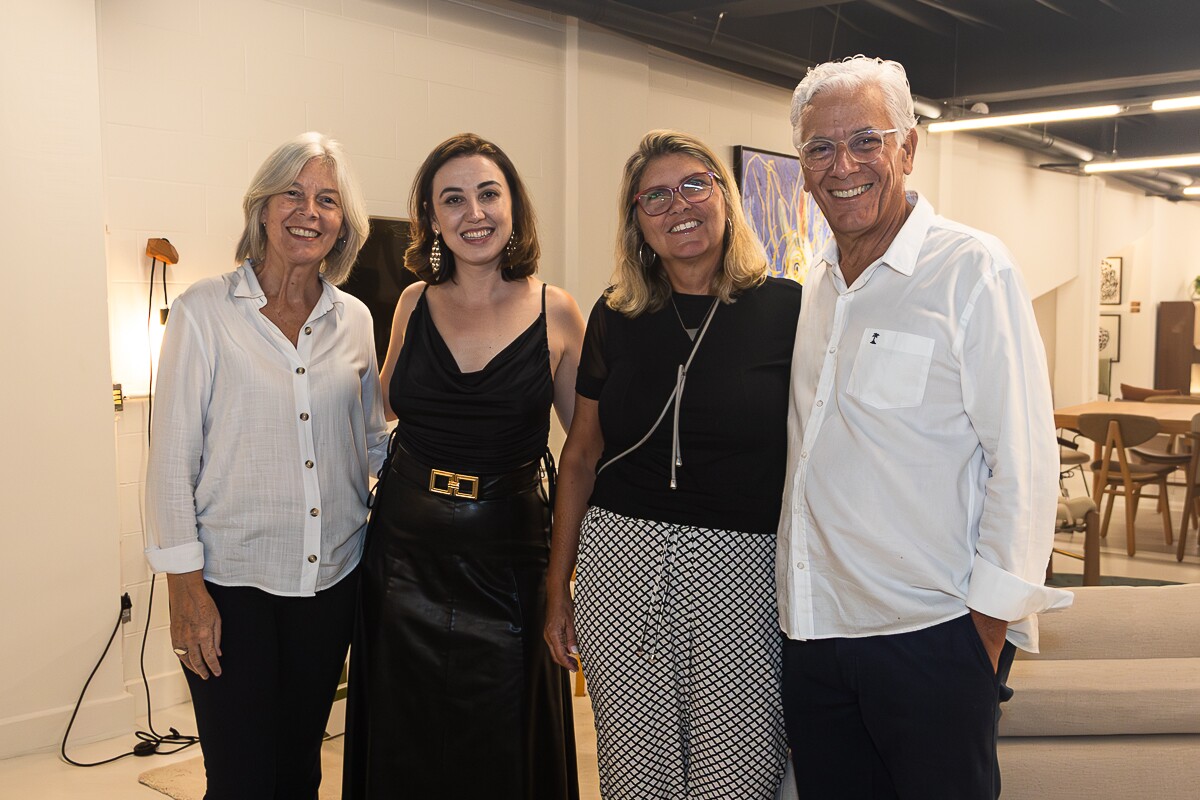 Maria Fernanda Paranhos, Michele Turchi, Ana Luiza Paranhos e Paulo Henrique Paranhos