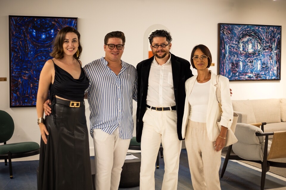 Michele Turchi, Pedro Henrique Molina, Taigo Meireles e Karina Maluf