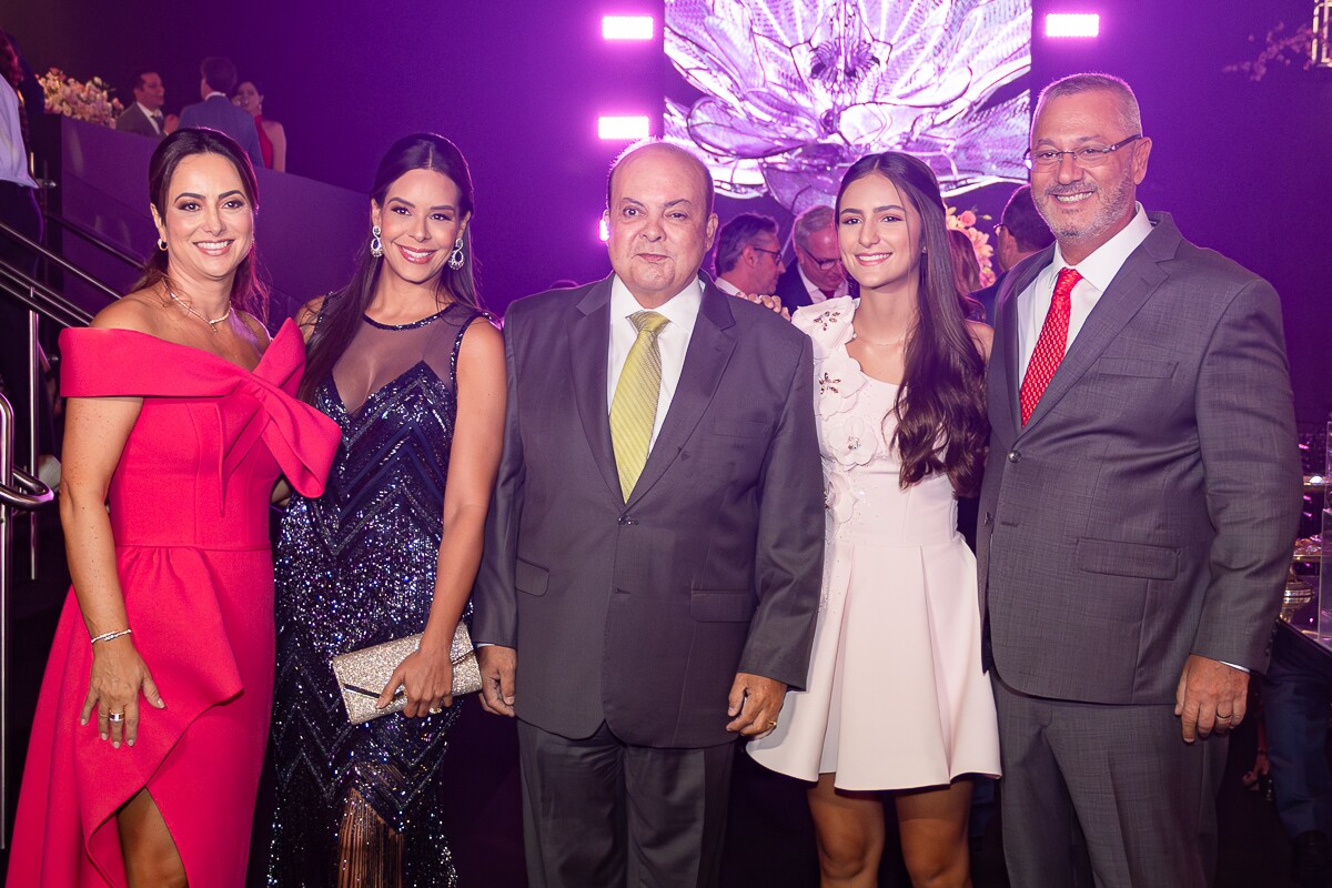 Patrícia Grassi, Mayara Noronha, Ibaneis Rocha, Maria Fernanda Grassi Medina Osório e Fábio Medina Osório