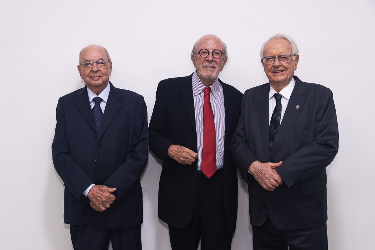 Paulo Camarão, José Alberto Maciel e Carlos Mário da Silva Veloso
