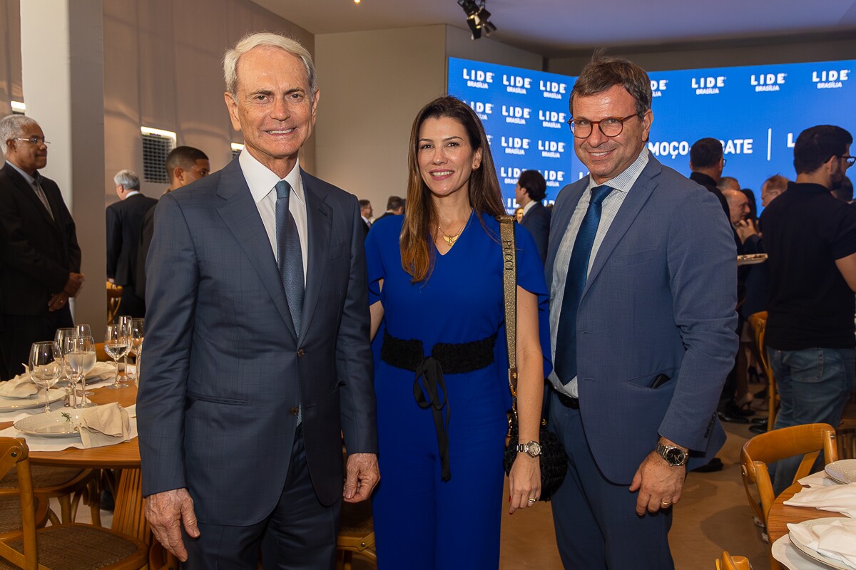 Paulo Octávio, Marcella Athayde e Paulo Roque