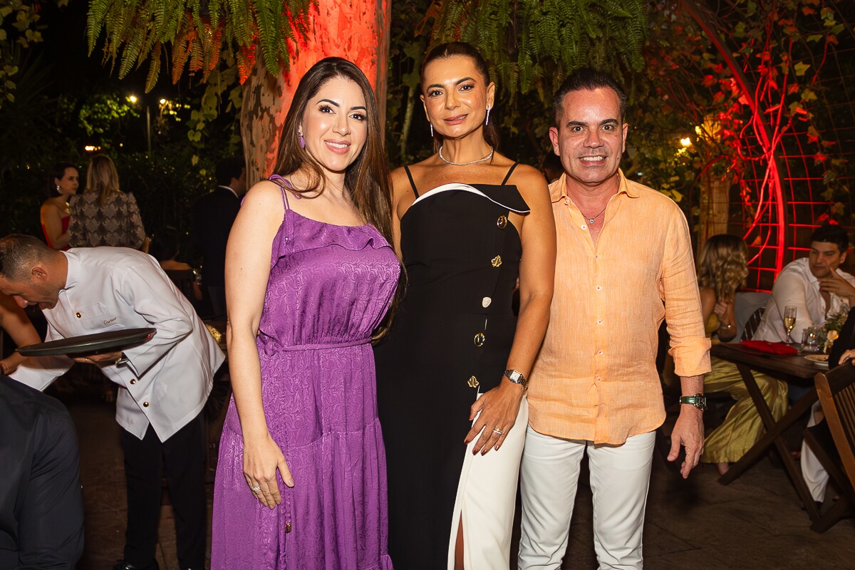 Rebeca Moreno, Tatiana Mauriz e Andrey Cavalcante