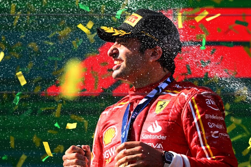 Sainz venceu sua terceira corrida desde que ingressou na Fórmula 1
