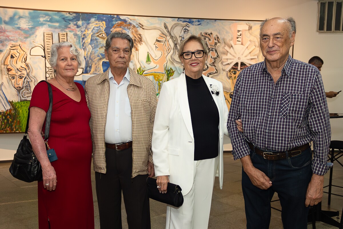 Sônia Helena, Luiz Alberto Cordeiro, Ana Maria Lopes e Geraldo Nogueira Batista