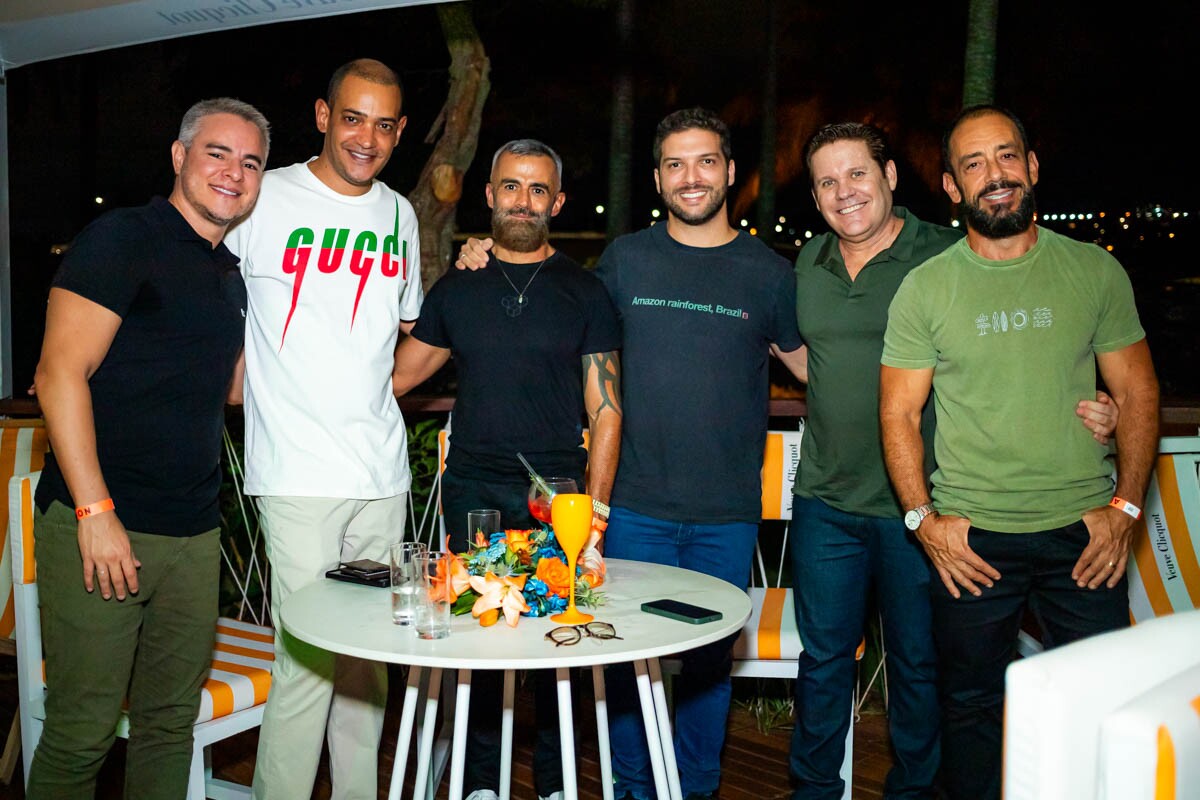 Túlio Santos, Fábio Rocha, Fernando Toleto, Rafael Poloni, Ricardo Cruz e André Manoel