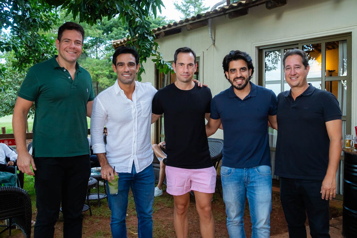 André Campos, Paulo Renato Roriz, André Mattos, Lucas Borges e Bruno Mello