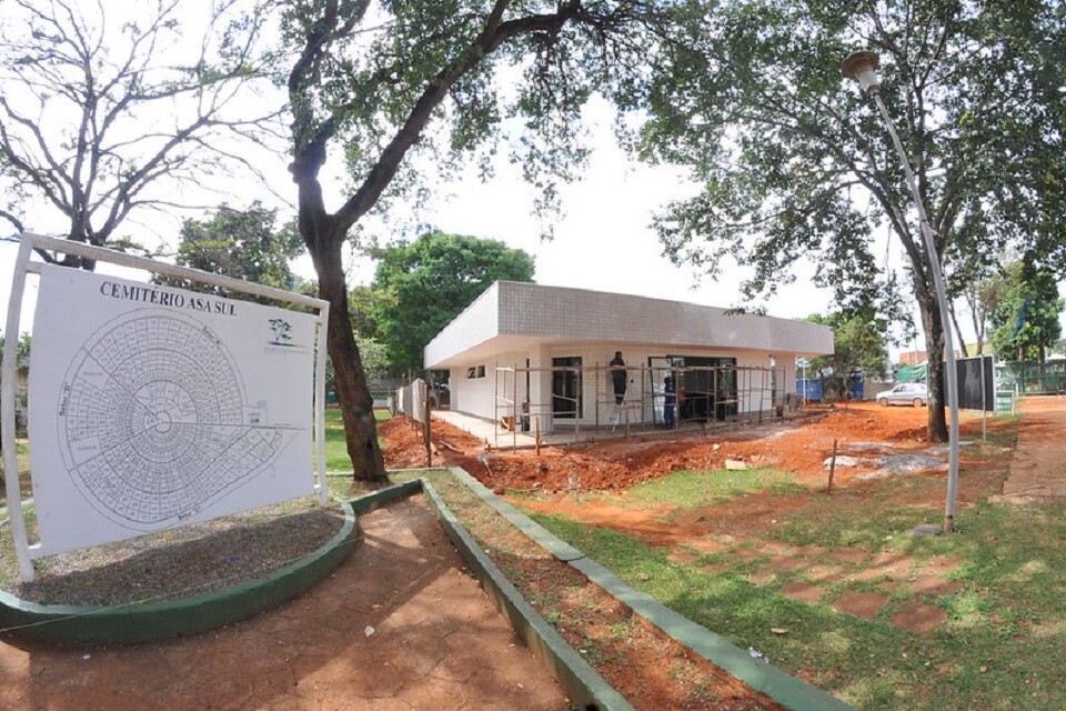As obras do crematório do Campo da Esperança da Asa Sul já foram concluídas | Foto: Joel Rodrigues/ Agência Brasília