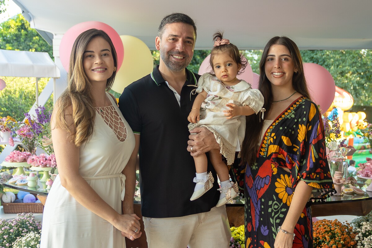 Letícia Vasconcelos, Neto Vasconcelos, Maria Fernanda e Duda Vasconcelos