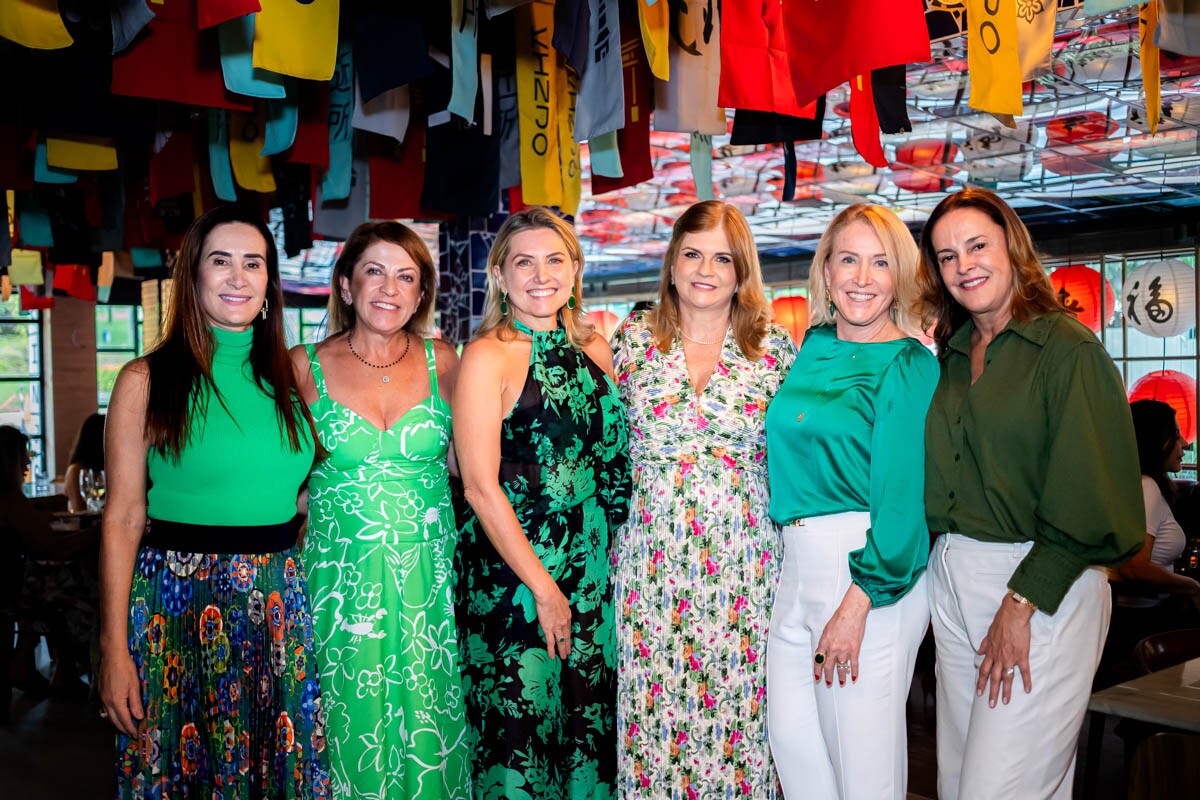 Lilian Farah, Soraia Debs, Adriana Medeiros, Gláucia Benevides, Cecília Abrahão e Crescia Morais