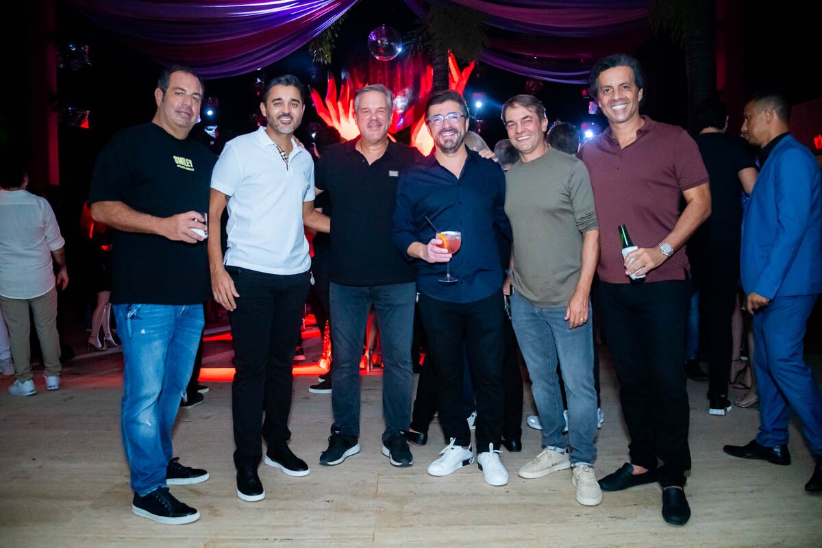 Márcio Salomão, Marlom Amaral, Luiz De Luca, Celso Jr, Rodrigo Rosa e Agenor Netto