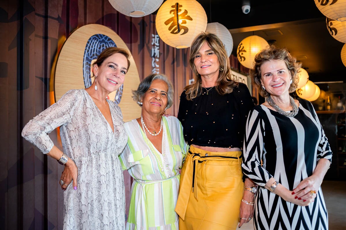 Nedjma Souza, Lucinha Mello, Priscila Diniz e Bertha Pellegrino