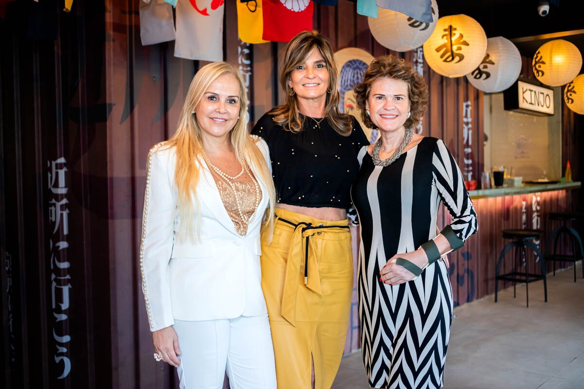 Roseane Jordão, Priscila Diniz e Bertha Pellegrino