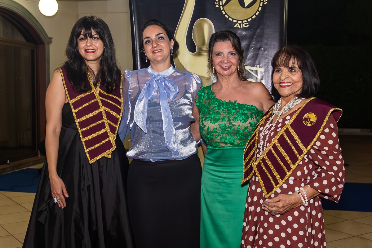 Shirin Vafaeian, Raquel Verano, Shirley Pontes e Maria Alssimar Melo