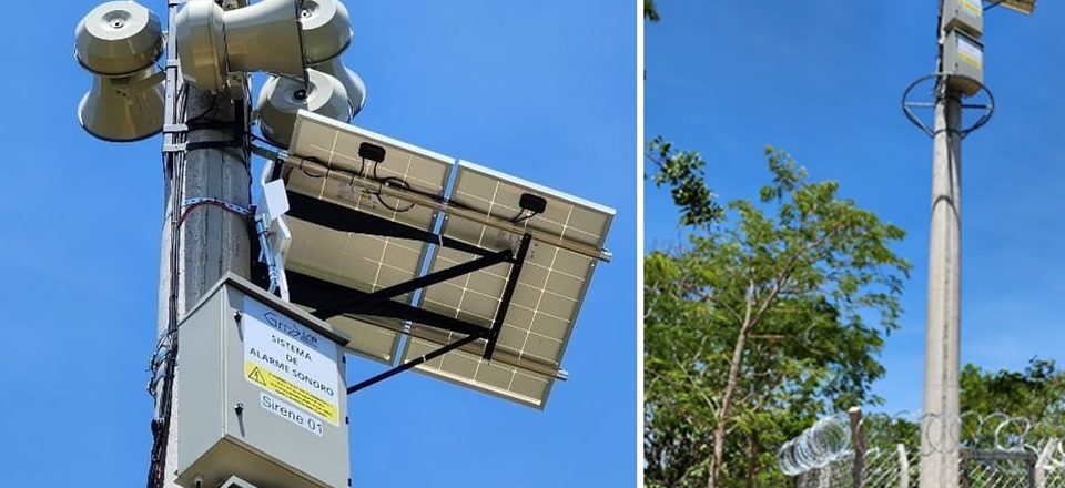 As sirenes instaladas pela Caesb serã usadas para alertar moradores de áreas rurais abaixo da Barragem do Descoberto