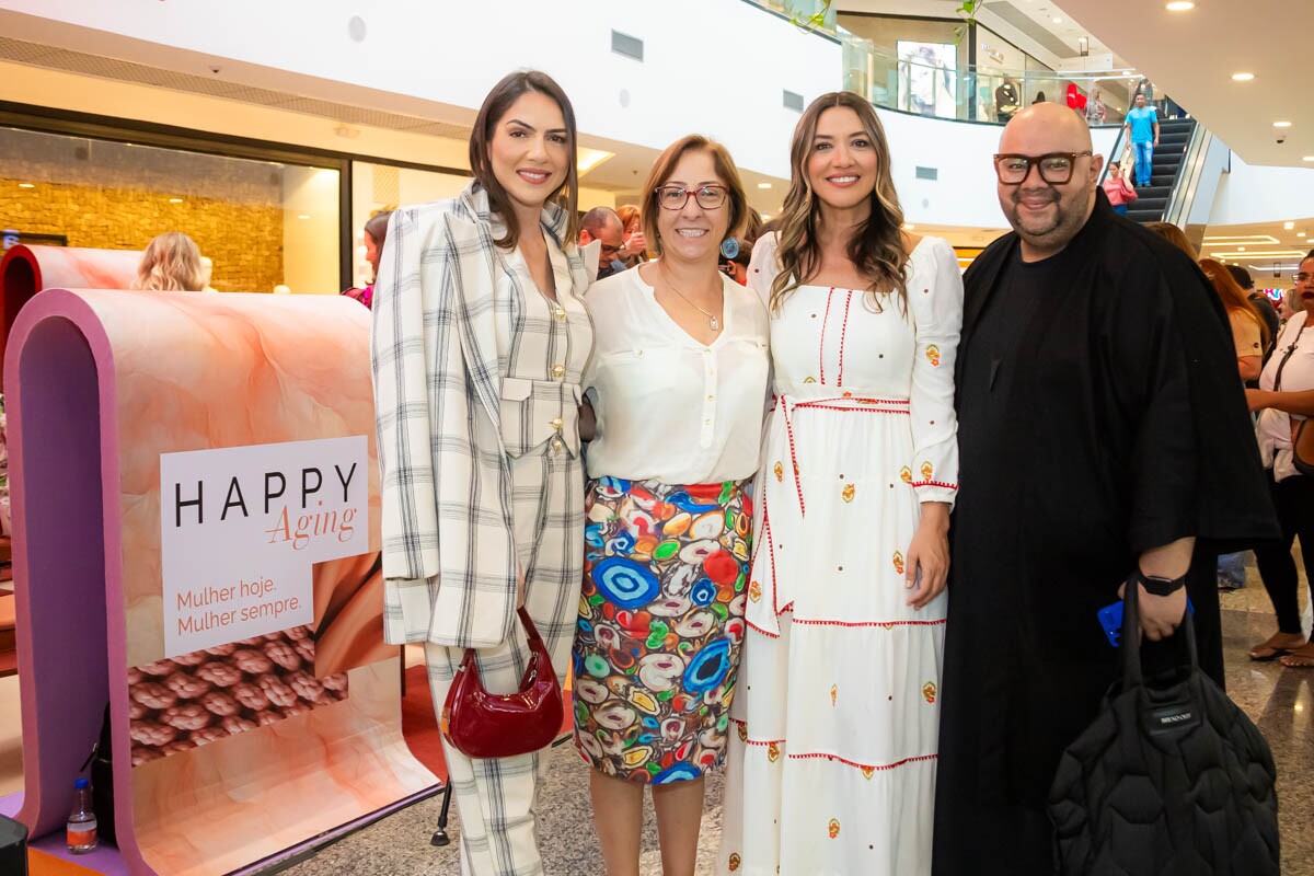 Valéria Lessa, Karine Lima e Fernando Lackman